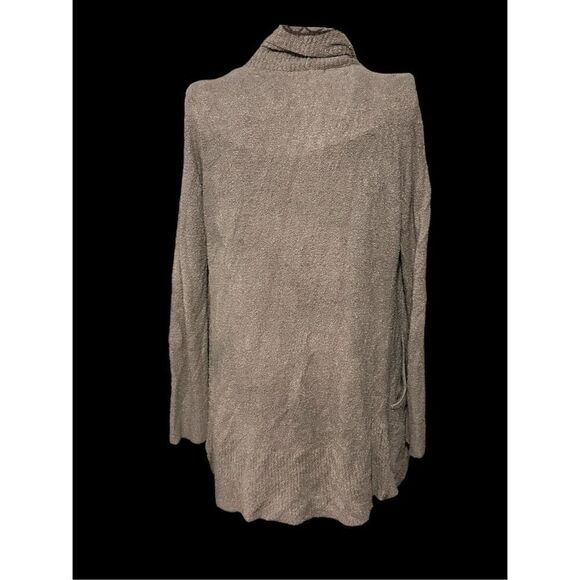 Beautiful Barefoot Dreams Cardigan Cozy Chic Lite gray Soft size medium Great Co - Picture 4 of 14